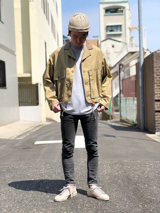 ANACHRONORM Sulfur Dye L/S Pocket T-S / silver gray