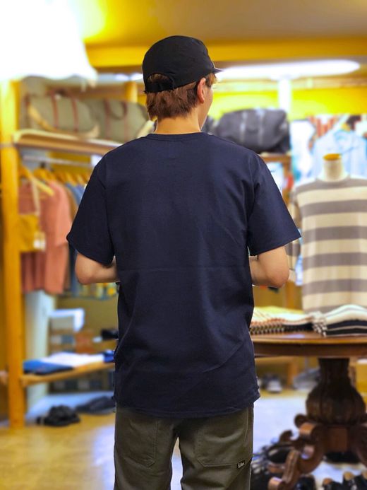 FLATBUSH Select American Flag Patch Tee / navy