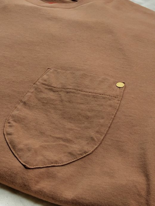 ANACHRONORM NM-TS01R / STANDARD CREW NECK S/S T-S / BROWN GRAY