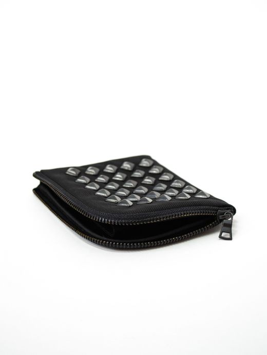 THE UNION TCL00087 / NYLON STUDS HALF WALLET / BLACK