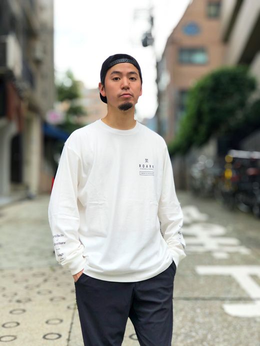 ROARK REVIVAL RLTJ551 / "SONGS OF THE SCUTTLED" L/S TEE / WHITE
