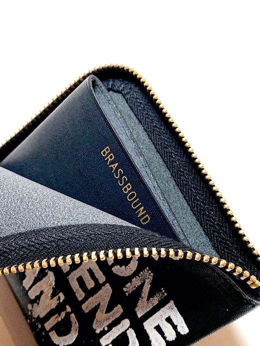 ANACHRONORM ANBB026-STCL / STENCIL COIN CASE / BLACK