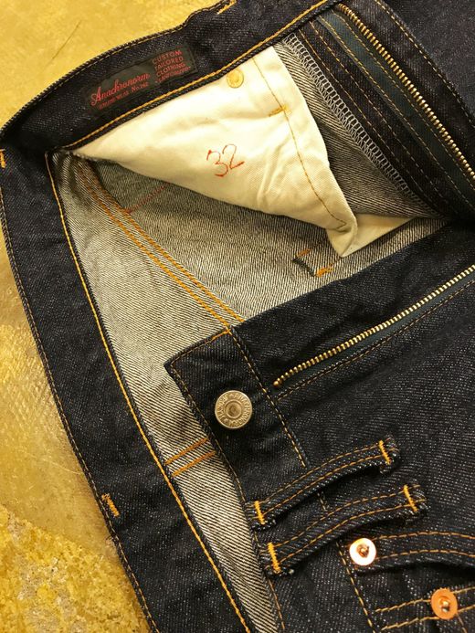 ANACHRONORM Rinsed Denim Slim Jeans / indigo