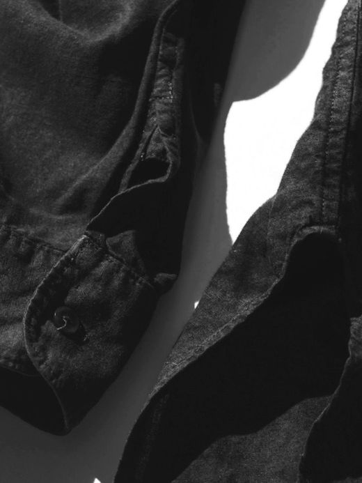 ANACHRONORM AN057 / RF LONG SHIRT PULL OVER / BLACK