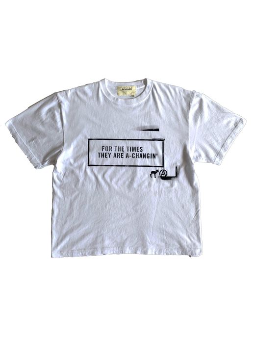 ANACHRONORM AN136 / STENCIL S/S T SHIRTS #2 / WHITE