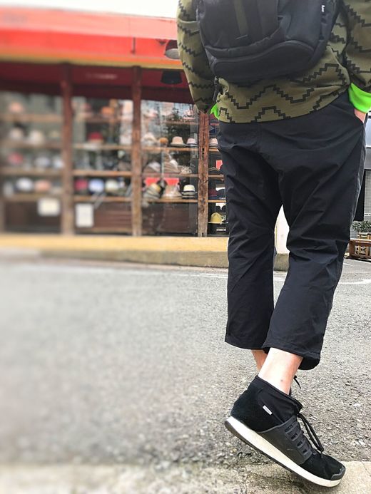 ALDIES Fold Cropped PT / black