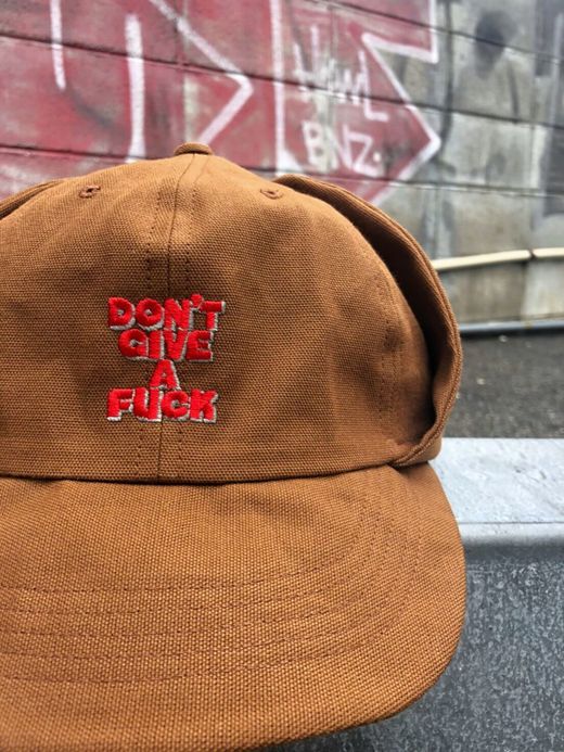 THE UNION TCH00084 / CLASSIC ONE CAP(W/EAR WARMER OF EMBROIDERY) / BROWN