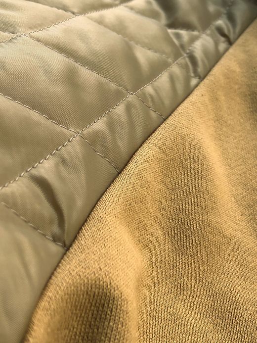 VOO VOO-950 / QUILT HOODY / CAMEL
