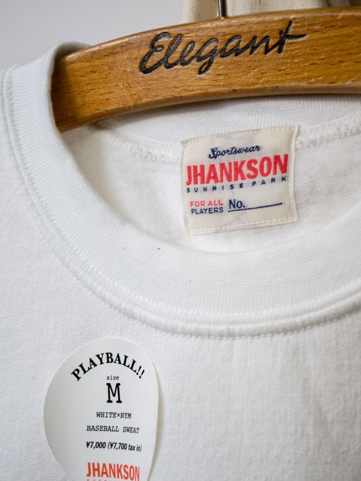 JHANKSON BASEBALL SWEAT / WHITE×NYM