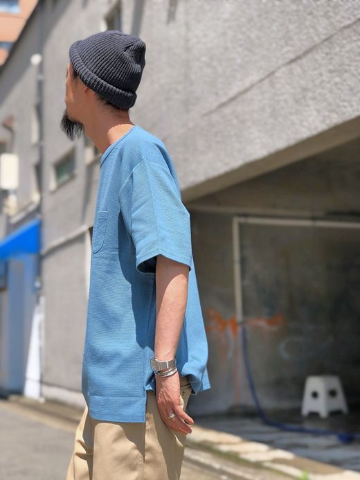 VOO Good Thermal Tee / sax