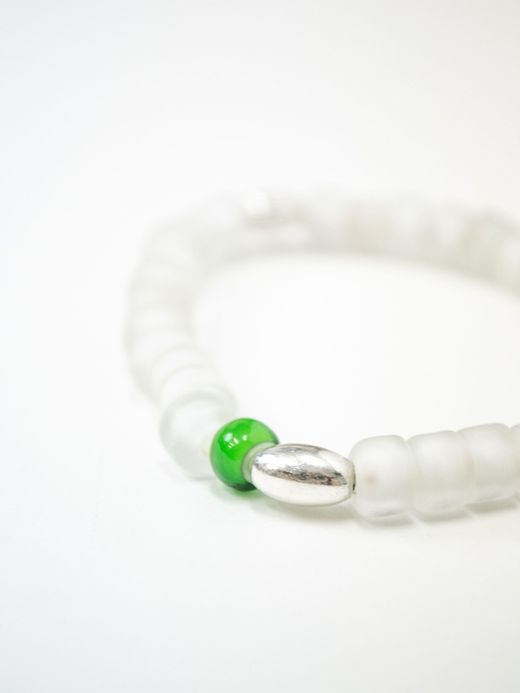 VOO VOO-URL-001 / "WHITE HEARTS" BRACELET / CLEAR MULTI 8