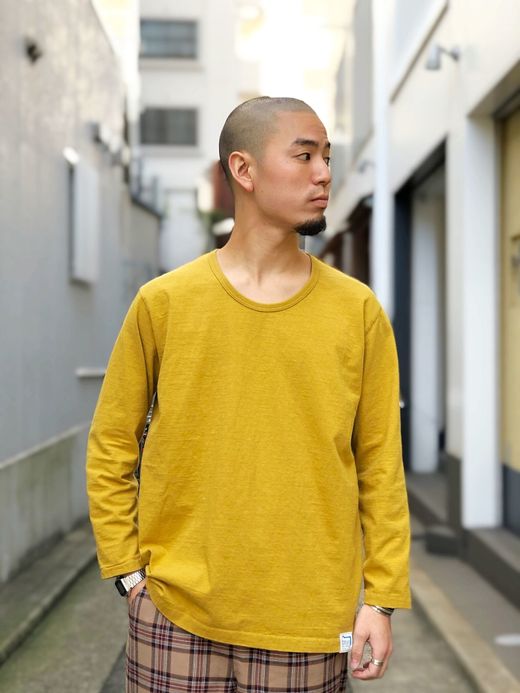 fulton OWN WAY L/S TEE / OLD YELLOW