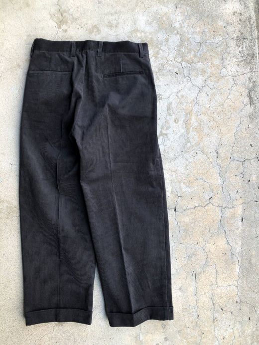 VOO VOO-955 / CORD SLACKS THICK / BLACK