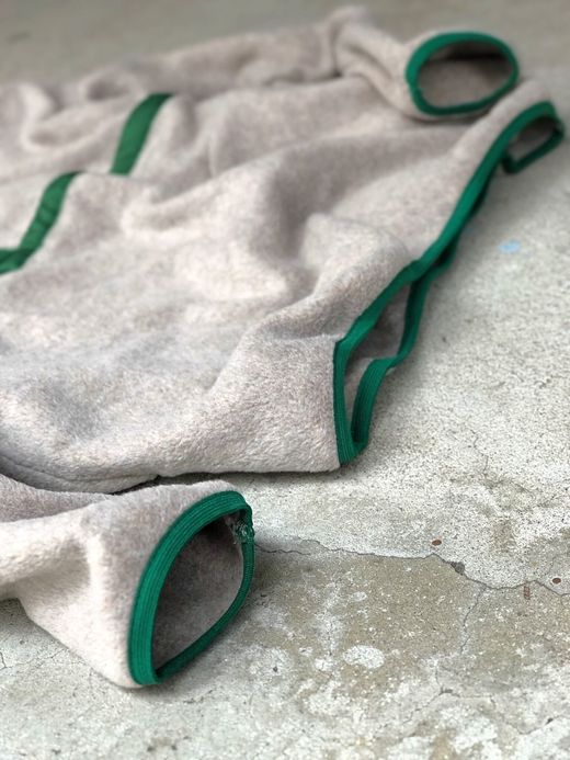 VOO VOO-886 / FLEECE PULL JKT / 杢BEIGE