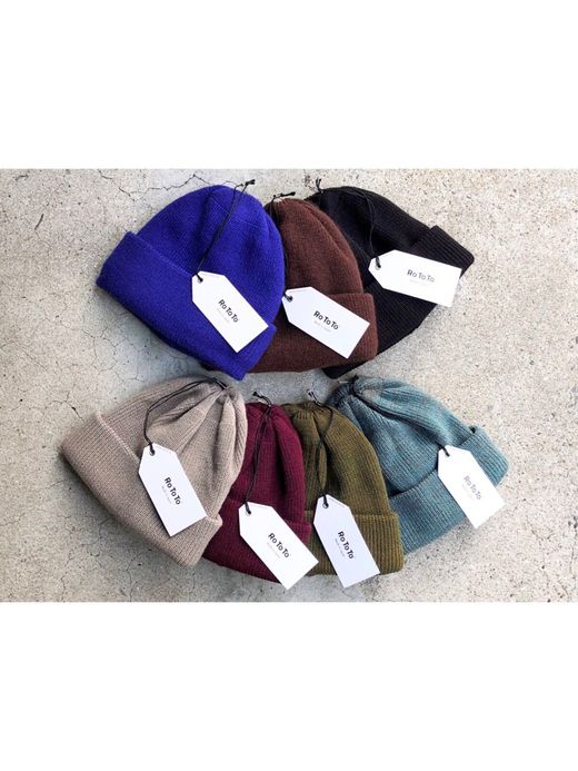 ROTOTO R5016 / BULKY WATCH CAP / OLIVE/BROWN