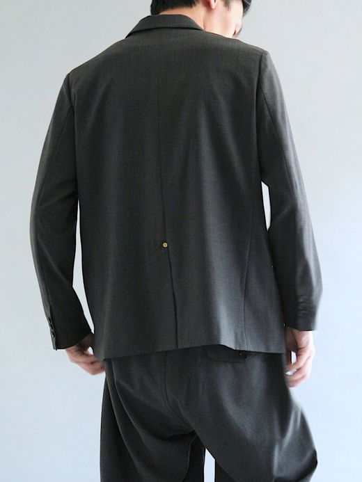 ANACHRONORM AN051 / TAILORED EASY JACKET / HEATHER GRAY