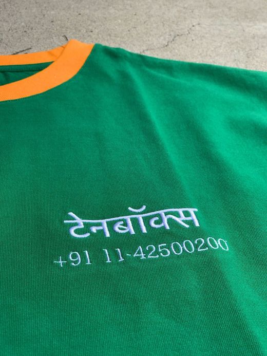 TENBOX OKAY BOSS!! TEE / GREEN/ORANGE