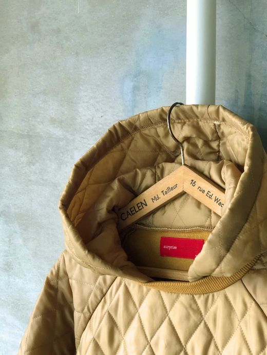 VOO VOO-950 / QUILT HOODY / CAMEL