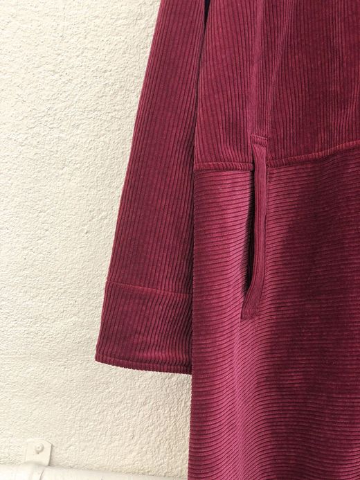 VOO VOO-867 / CORDUROY SHI-FU COAT / WINE