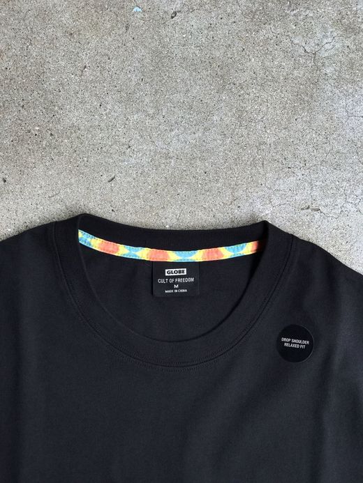 GLOBE GB01920017 / COF TEE / WASHED BLACK
