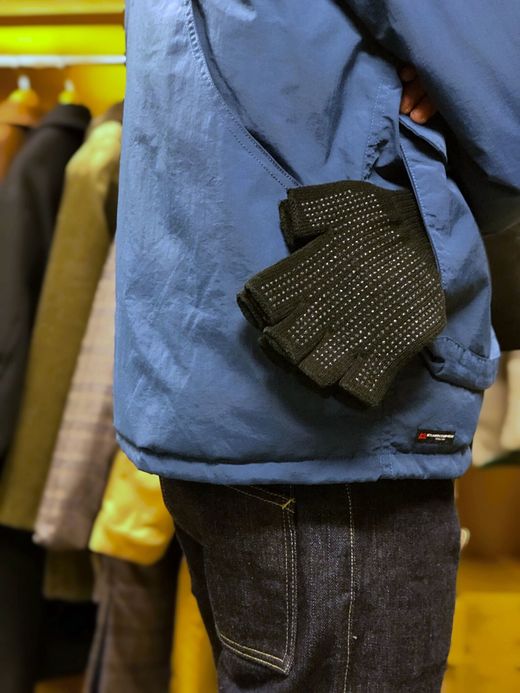 ROTOTO R5014 / REFLECTIVE SAFETY GLOVE / BLACK