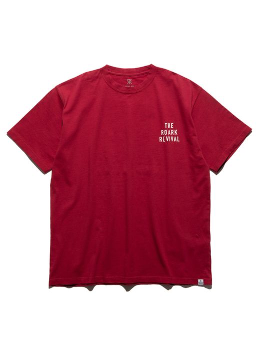 ROARK REVIVAL RTJD601 / "COMPANY OF WAYWARD" TEE / RED