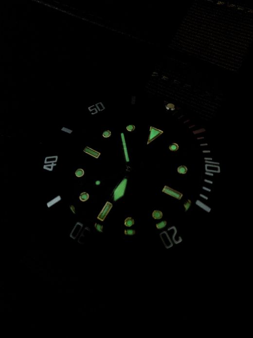 VAGUE WATCH CO. BS-L-001 / BLK SUB / OLIVE/BLACK