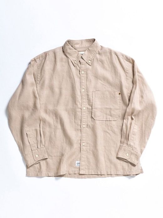 ANACHRONORM AN104 / WIDE B.D SHIRTS / Lt.BEIGE