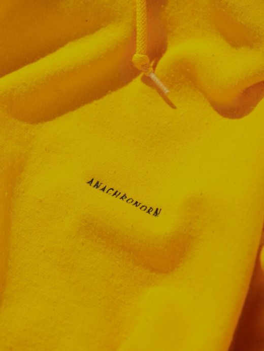 ANACHRONORM NM-SW03 / EMBROIDERED 50/50 HOODED PARKER / YELLOW B
