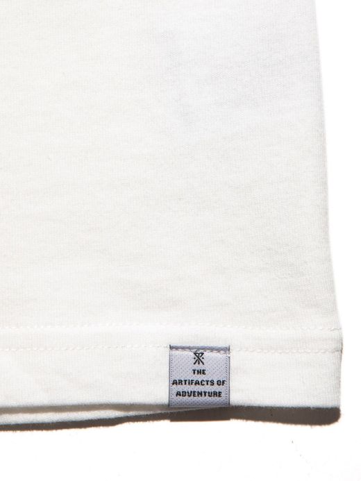 ROARK REVIVAL RLTJ600 / "SEEK&EXPLORE" L/S TEE / WHITE