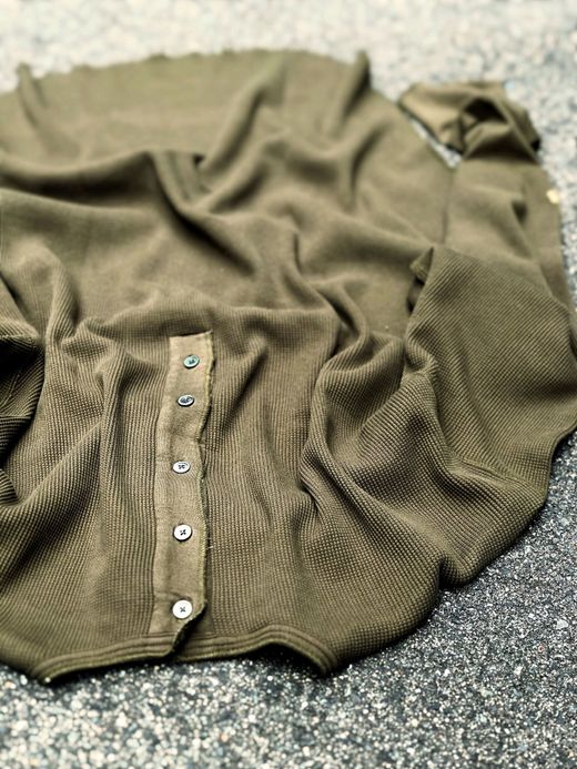 ALDIES A1901628 / BACK BUTTON BIG THERMAL / KHAKI