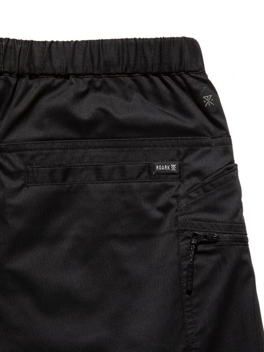 ROARK REVIVAL RSJ700 / HERRINGBONE ST NEW BAKER SHORTS / BLACK