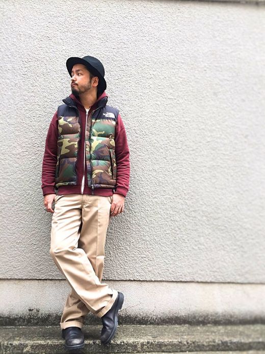 THE NORTH FACE Novelty Nuptse Vest / ウッドランド