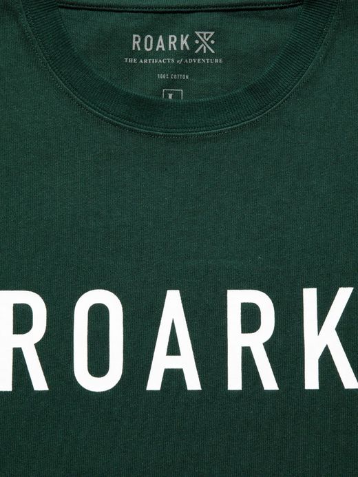 ROARK REVIVAL RTJC701 / "LOGO" TEE / HUNTER