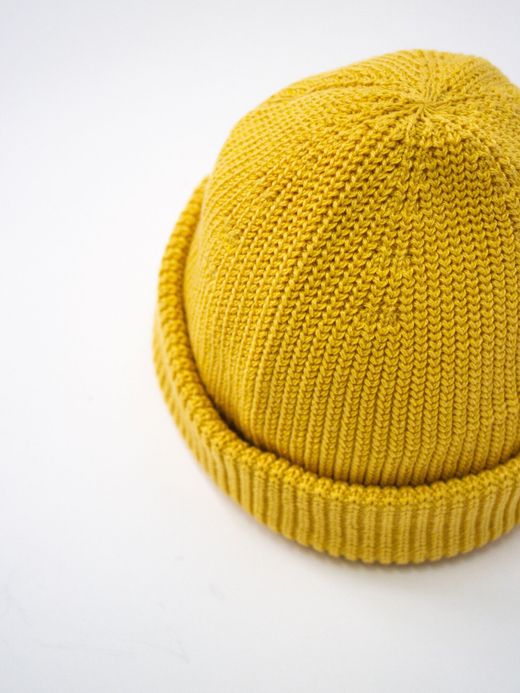 THE UNION TCH00116 / THE ROUGH KNIT CAP / YELLOW