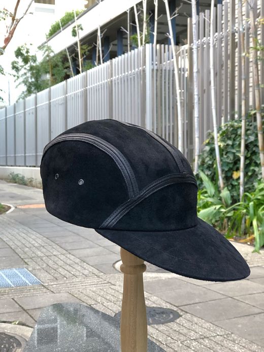  IA-00318 / INSIDEOUT SUEDE LONG BILL CAP / BLACK