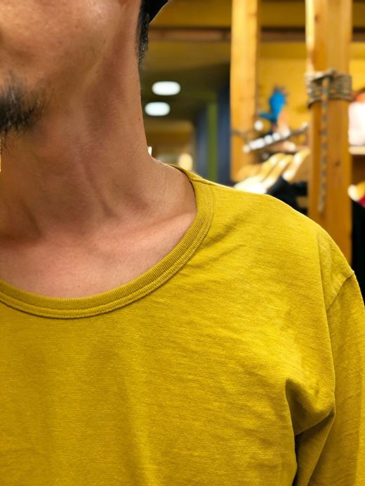 fulton OWN WAY L/S TEE / OLD YELLOW
