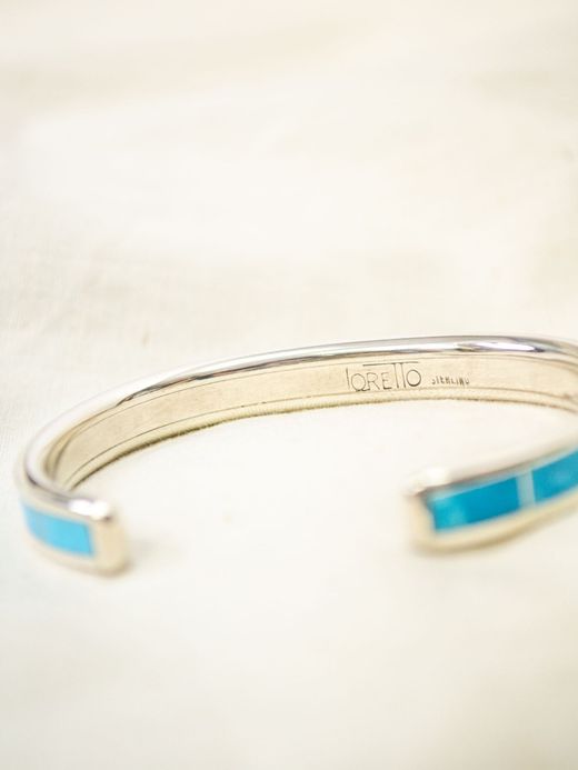 Indian Jewelry LARRY LORETTO INLAY BANGLE / TYPE H