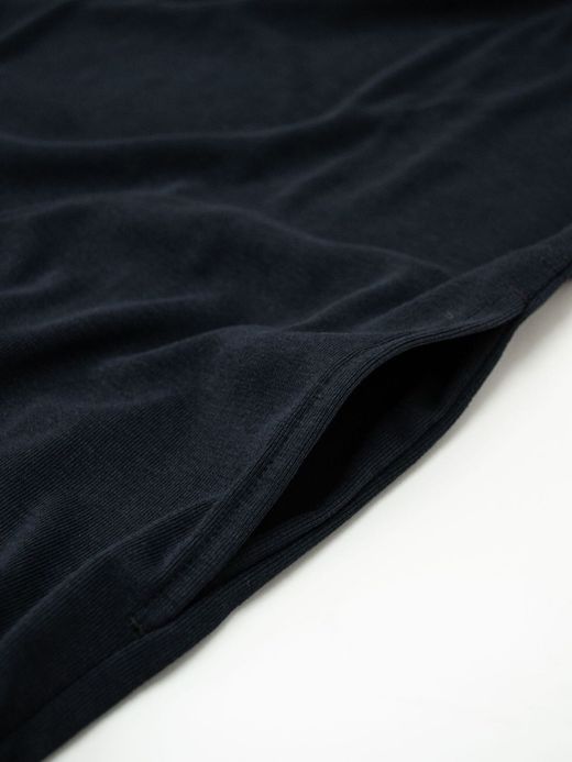 AXESQUIN-modified- 321019 / DRAW STRING TEE / BLACK