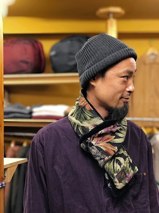 VOO LIF-054 / 3FACE GOBELIN STOLE / BLACK COMBO