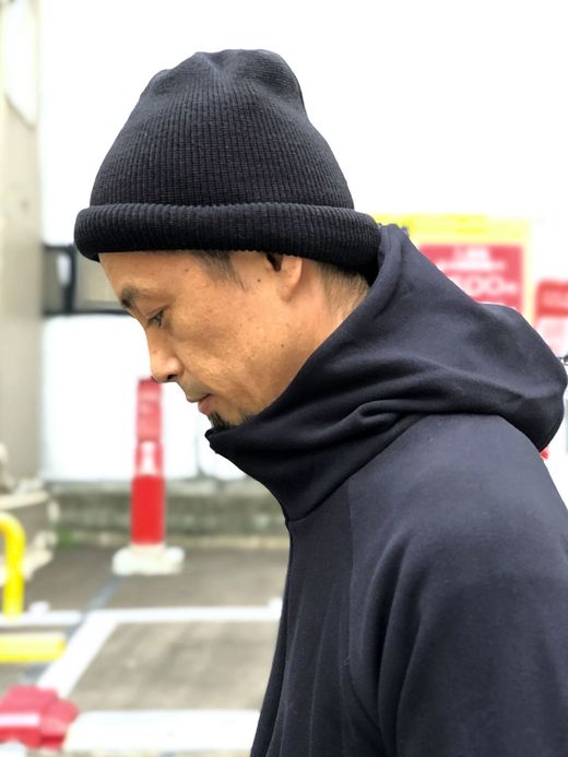 fulton SPN001 / "HIGH LINE" BOMBER HEAT HOODIE / BLACK