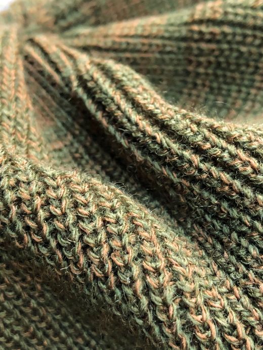 ROTOTO R5016 / BULKY WATCH CAP / OLIVE/BROWN