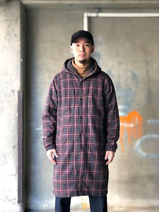 VOO VOO-888 / EXCEL BENCH COAT / CHARCOAL CHECK