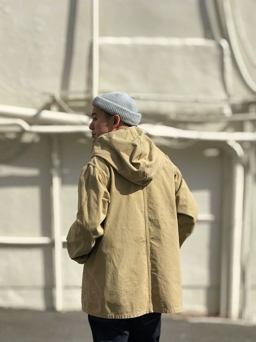 ANACHRONORM AN005 / HOODED PARKA COAT / BEIGE