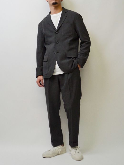  MPTM006-2 / ウインターキャット1タックパンツ / チャコール