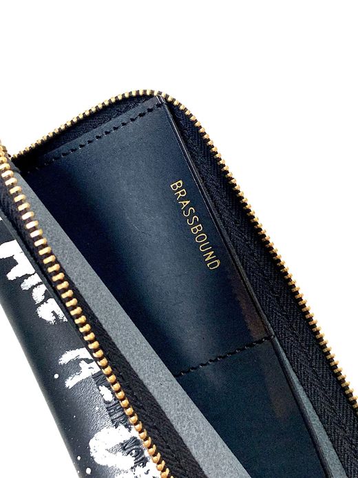 ANACHRONORM ANBB028-STCL / STENCIL COIN CASE LONG / BLACK