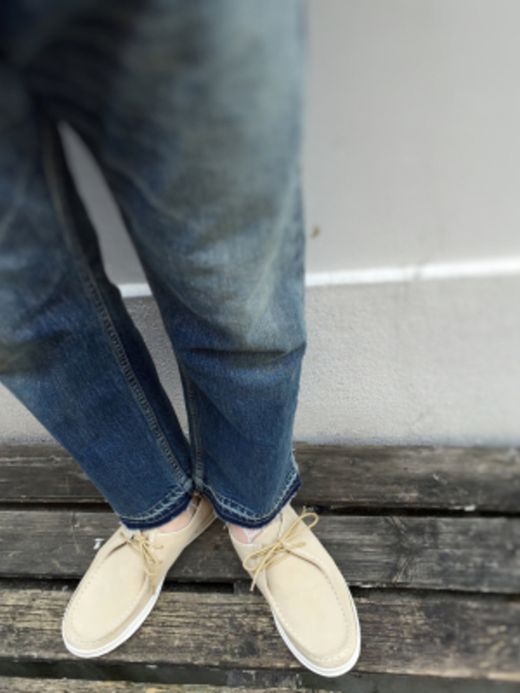 MANEBU BOO Suede / ivory