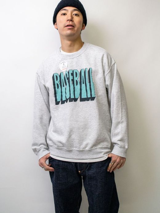 JHANKSON BASEBALL SWEAT / ASH×SEA