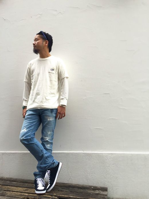  Yusuke Tsuge × Jackson Matisse Orient Pocket Tee Vol.2 / white