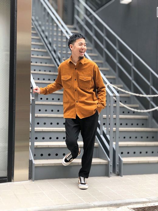  19FW-MP010 / BERKELEY OVER SHIRTS / キャメル
